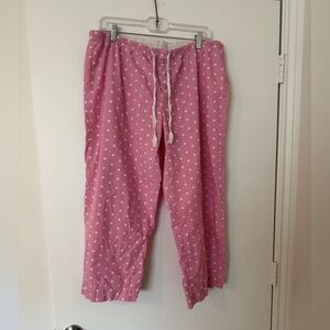 Pink Polka Dot Pajama Pants